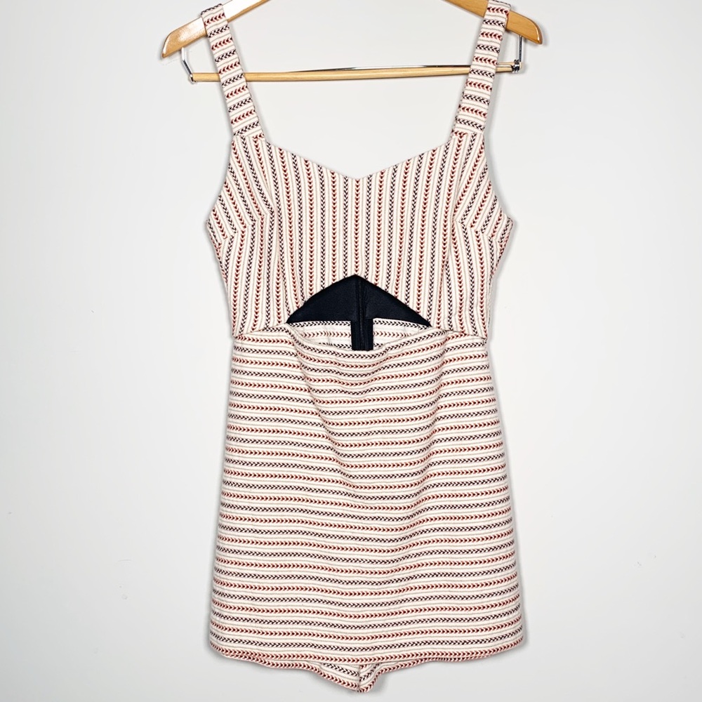 ZARA TRAFALUC Tribal Print Cutout Romper M
